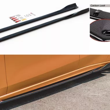 COPPIA SOTTOMINIGONNE V.4 MAXTON DESIGN CARBON LOOK PER FORD FOCUS ST / ST-LINE MK4