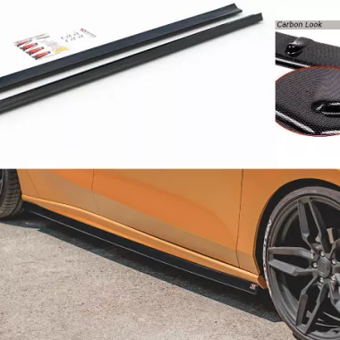 COPPIA SOTTOMINIGONNE V.5 MAXTON DESIGN CARBON LOOK PER FORD FOCUS ST / ST-LINE MK4