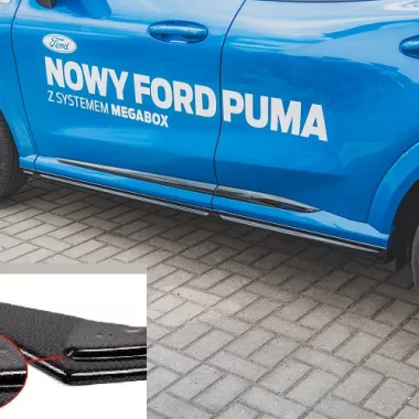 COPPIA SOTTOMINIGONNE MAXTON DESIGN CARBON LOOK PER FORD PUMA ST-LINE