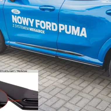 COPPIA SOTTOMINIGONNE MAXTON DESIGN NERE OPACHE PER FORD PUMA ST-LINE