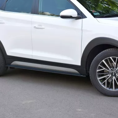 COPPIA SOTTOMINIGONNE MAXTON DESIGN NERE LUCIDE PER HYUNDAI TUCSON MK3 RESTYLING