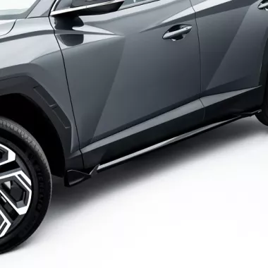 COPPIA SOTTOMINIGONNE MAXTON DESIGN NERE LUCIDE PER HYUNDAI TUCSON MK4 FACELIFT STANDARD