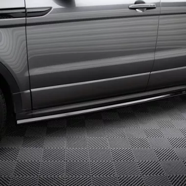 COPPIA SOTTOMINIGONNE MAXTON DESIGN NERE LUCIDE PER LAND ROVER RANGE ROVER EVOQUE HSE DYNAMIC MK1 FACELIFT