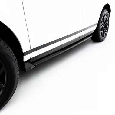 COPPIA SOTTOMINIGONNE MAXTON DESIGN NERE LUCIDE PER LAND ROVER RANGE ROVER EVOQUE DYNAMIC MK2