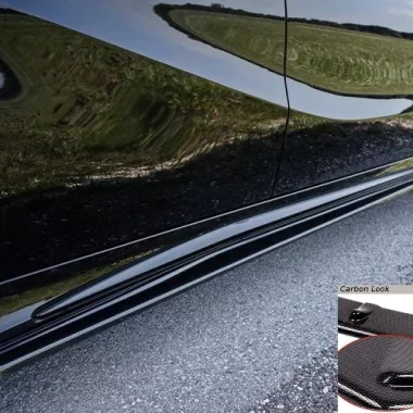 COPPIA SOTTOMINIGONNE MAXTON DESIGN CARBON LOOK PER MERCEDES CLASSE A W176 AMG FACELIFT