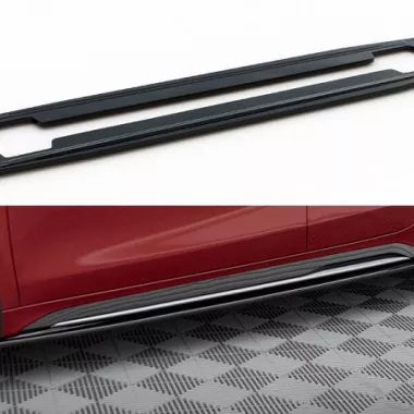 COPPIA SOTTOMINIGONNE MAXTON DESIGN NERE LUCIDE PER KIA PROCEED GT MK1