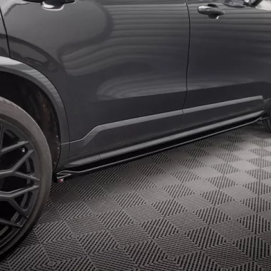 COPPIA SOTTOMINIGONNE MAXTON DESIGN NERE LUCIDE PER VOLVO XC90 R-DESIGN MK2/MK2 RESTYLING