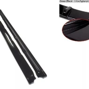 COPPIA SOTTOMINIGONNE MAXTON DESIGN NERE LUCIDE PER VW GOLF MK7.5 STANDARD