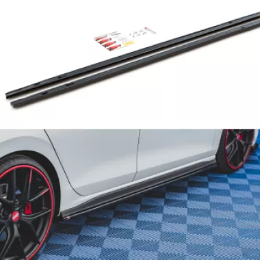 COPPIA SOTTOMINIGONNE MAXTON DESIGN NERE LUCIDE PER VW GOLF MK8 GTI