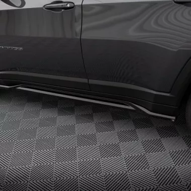 COPPIA SOTTOMINIGONNE MAXTON DESIGN NERE LUCIDE PER JEEP COMPASS LIMITED MK2 FACELIFT