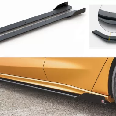 COPPIA SOTTOMINIGONNE RACING DURABILITY + FLAPS MAXTON DESIGN PER FORD FOCUS ST / ST-LINE MK4