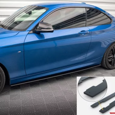 COPPIA SOTTOMINIGONNE STREET PRO MAXTON DESIGN PER BMW SERIE 2 F22 M-PACK