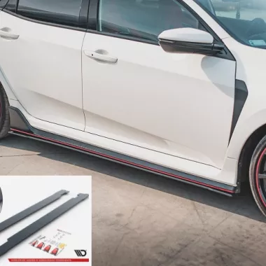 COPPIA SOTTOMINIGONNE RACING DURABILITY V.2 MAXTON DESIGN PER HONDA CIVIC X MK10 TYPE R