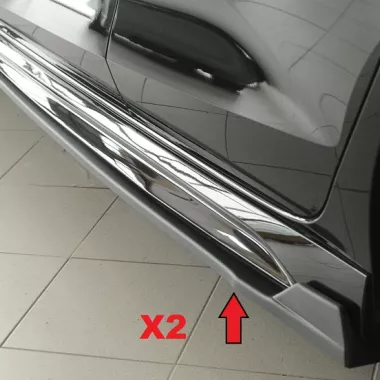 COPPIA SOTTOMINIGONNE NERO OPACO PER AUDI RS3 8Y PRE-RESTYLING/RESTYLING SPORTBACK/SEDAN RIEGER TUNING