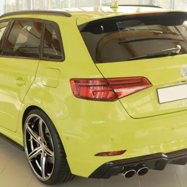 COPPIA SOTTOMINIGONNE NERO LUCIDO PER AUDI S3 8V RIEGER TUNING