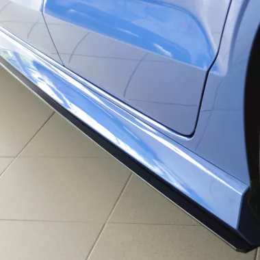 COPPIA SOTTOMINIGONNE NERO OPACO PER AUDI S3 8V SEDAN RIEGER TUNING