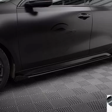 COPPIA SOTTOMINIGONNE + FLAPS STREET PRO MAXTON DESIGN PER KIA PROCEED MK3 GT FACELIFT (NERE)