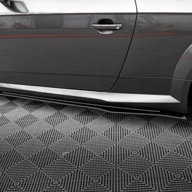 COPPIA SOTTOMINIGONNE STREET PRO MAXTON DESIGN PER AUDI TTS 8S PRE-RESTYLING (NERE)