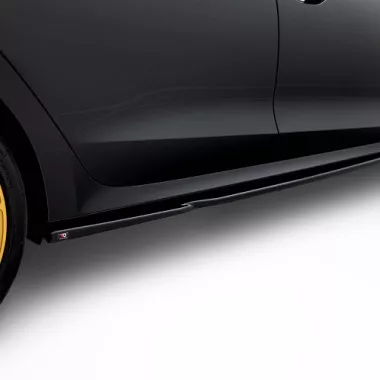 COPPIA SOTTOMINIGONNE V.1 MAXTON DESIGN NERE LUCIDE PER SKODA OCTAVIA RS MK4 COMBI/LIFTBACK RESTYLING