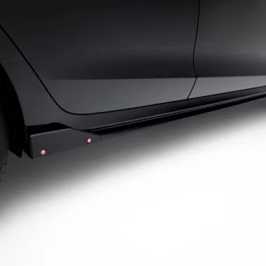 COPPIA SOTTOMINIGONNE V.2 + FLAPS MAXTON DESIGN NERE LUCIDE PER SKODA OCTAVIA RS MK4 COMBI/LIFTBACK RESTYLING