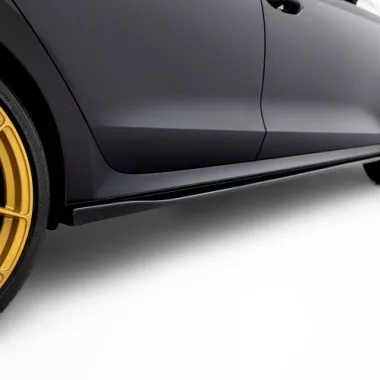 COPPIA SOTTOMINIGONNE V.2 MAXTON DESIGN NERE LUCIDE PER SKODA OCTAVIA RS MK4 COMBI/LIFTBACK RESTYLING