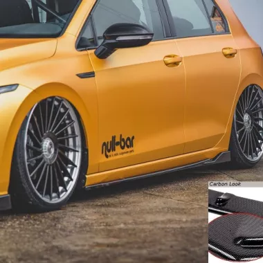 COPPIA SOTTOMINIGONNE V.2 MAXTON DESIGN CARBON LOOK PER VW GOLF MK8 STANDARD