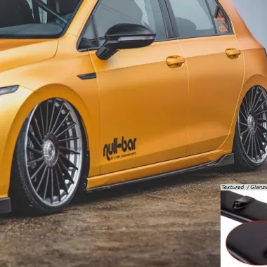 COPPIA SOTTOMINIGONNE V.2 MAXTON DESIGN NERE OPACHE PER VW GOLF MK8 STANDARD