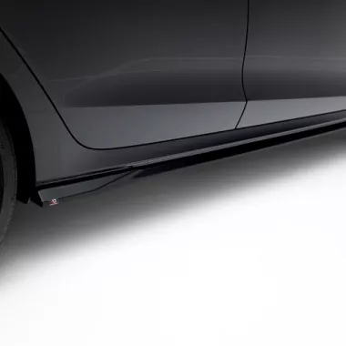 COPPIA SOTTOMINIGONNE V.3 MAXTON DESIGN NERE LUCIDE PER SKODA OCTAVIA RS MK4 COMBI/LIFTBACK RESTYLING