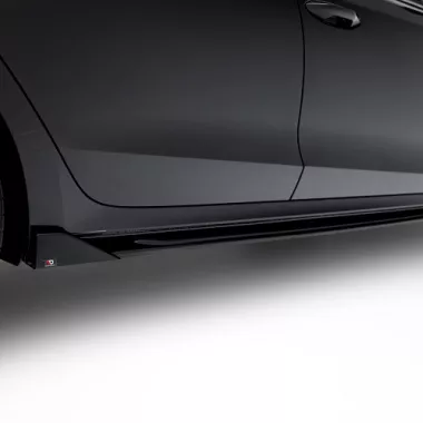 COPPIA SOTTOMINIGONNE V.4 MAXTON DESIGN NERE LUCIDE PER SKODA OCTAVIA RS MK4 COMBI/LIFTBACK RESTYLING
