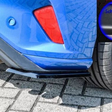 APPENDICI DIFFUSORE POSTERIORE SPORTIVO PER FORD FOCUS MK4 ST-LINE NERE OPACHE INGO NOAK TUNING