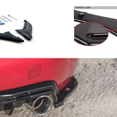APPENDICI DIFFUSORE POSTERIORE SPORTIVO PEUGEOT 308 GT MK2 RESTYLING CARBON LOOK MAXTON DESIGN