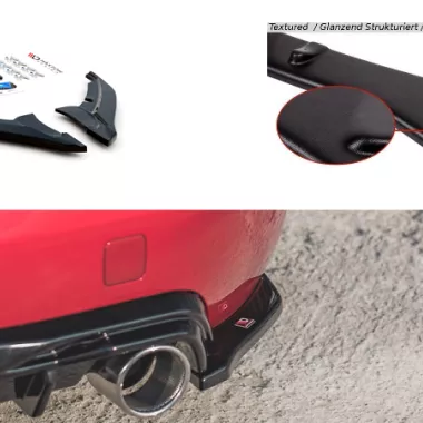 APPENDICI DIFFUSORE POSTERIORE SPORTIVO PEUGEOT 308 GT MK2 RESTYLING NERE OPACHE MAXTON DESIGN