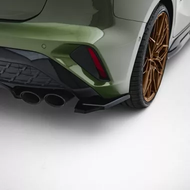 APPENDICI DIFFUSORE POSTERIORE SPORTIVO V.1 PER AUDI S3 8Y FACELIFT SPORTBACK NERE LUCIDE MAXTON DESIGN