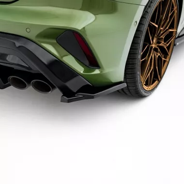 APPENDICI DIFFUSORE POSTERIORE SPORTIVO V.3 PER AUDI S3 8Y FACELIFT SPORTBACK NERE LUCIDE MAXTON DESIGN