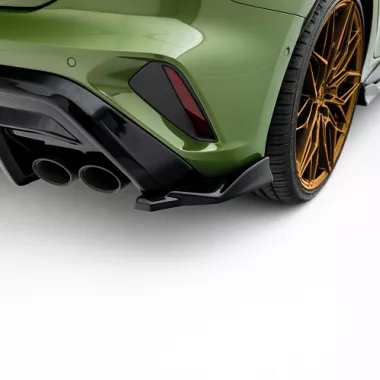 APPENDICI DIFFUSORE POSTERIORE SPORTIVO V.4 PER AUDI S3 8Y FACELIFT SPORTBACK NERE LUCIDE MAXTON DESIGN