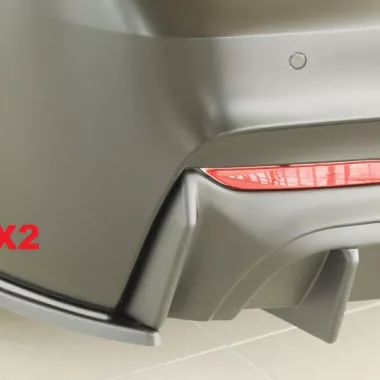 APPENDICI DIFFUSORE POSTERIORE SPORTIVO PER BMW SERIE 2 F22/F23 NERE OPACHE RIEGER TUNING