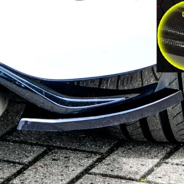 APPENDICI DIFFUSORE POSTERIORE SPORTIVO PER VW T-ROC R PRE-RESTYLING CARBON LOOK INGO NOAK TUNING