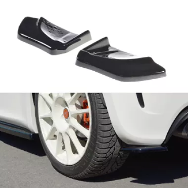 APPENDICI DIFFUSORE POSTERIORE SPORTIVO PER 500 ABARTH PRE-RESTYLING NERE LUCIDE MAXTON DESIGN