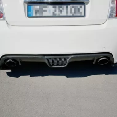 APPENDICI DIFFUSORE POSTERIORE SPORTIVO PER 500 ABARTH PRE-RESTYLING NERE OPACHE MAXTON DESIGN