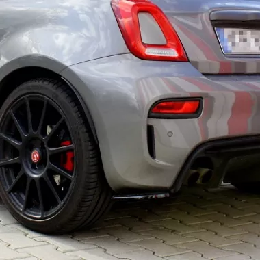 APPENDICI DIFFUSORE POSTERIORE SPORTIVO PER 500 ABARTH RESTYLING NERE LUCIDE MAXTON DESIGN