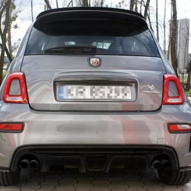 APPENDICI DIFFUSORE POSTERIORE SPORTIVO PER 500 ABARTH RESTYLING NERE OPACHE MAXTON DESIGN