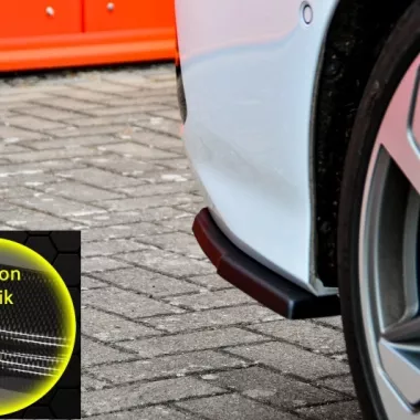 APPENDICI DIFFUSORE POSTERIORE SPORTIVO CARBON LOOK INGO NOAK TUNING PER AUDI S3 / A3 8Y S-LINE SEDAN