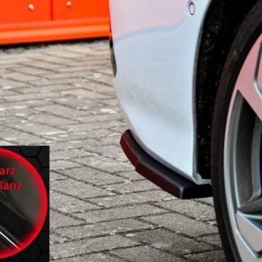 APPENDICI DIFFUSORE POSTERIORE SPORTIVO NERE LUCIDE INGO NOAK TUNING PER AUDI S3 / A3 8Y S-LINE SEDAN