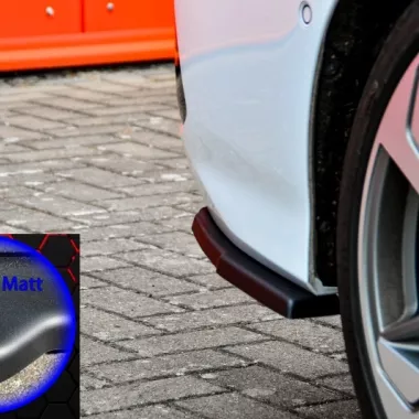 APPENDICI DIFFUSORE POSTERIORE SPORTIVO NERE OPACHE INGO NOAK TUNING PER AUDI S3 / A3 8Y S-LINE SEDAN