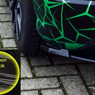 APPENDICI DIFFUSORE POSTERIORE SPORTIVO PER AUDI Q2 (GA) CARBON LOOK INGO NOAK TUNING