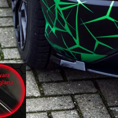 APPENDICI DIFFUSORE POSTERIORE SPORTIVO PER AUDI Q2 (GA) NERE LUCIDE INGO NOAK TUNING