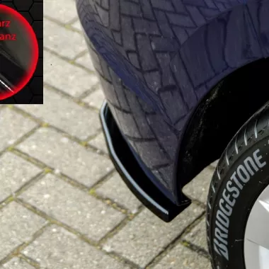 APPENDICI DIFFUSORE POSTERIORE SPORTIVO VW GOLF MK8 NERE LUCIDE INGO NOAK TUNING