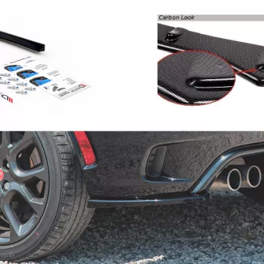 APPENDICI DIFFUSORE POSTERIORE SPORTIVO PER ABARTH 124 SPIDER CARBON LOOK MAXTON DESIGN
