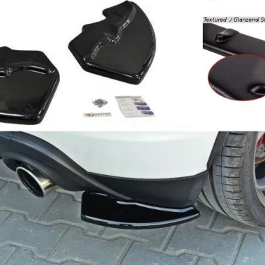 APPENDICI DIFFUSORE POSTERIORE SPORTIVO ALFA ROMEO GIULIETTA NERE OPACHE MAXTON DESIGN