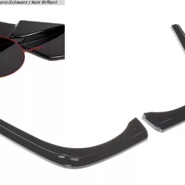 APPENDICI DIFFUSORE POSTERIORE SPORTIVO PER VW GOLF MK7.5 VARIANT STANDARD NERE LUCIDE MAXTON DESIGN